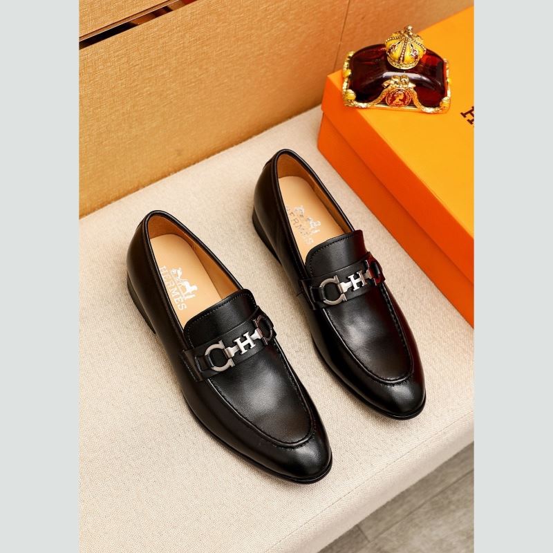 H**mes leather shoes